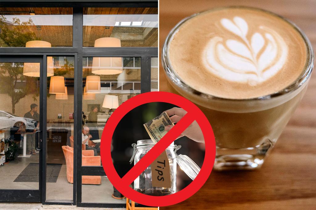 Coffee shops in Brooklyn no longer allow tips – but a latte will set you back $7